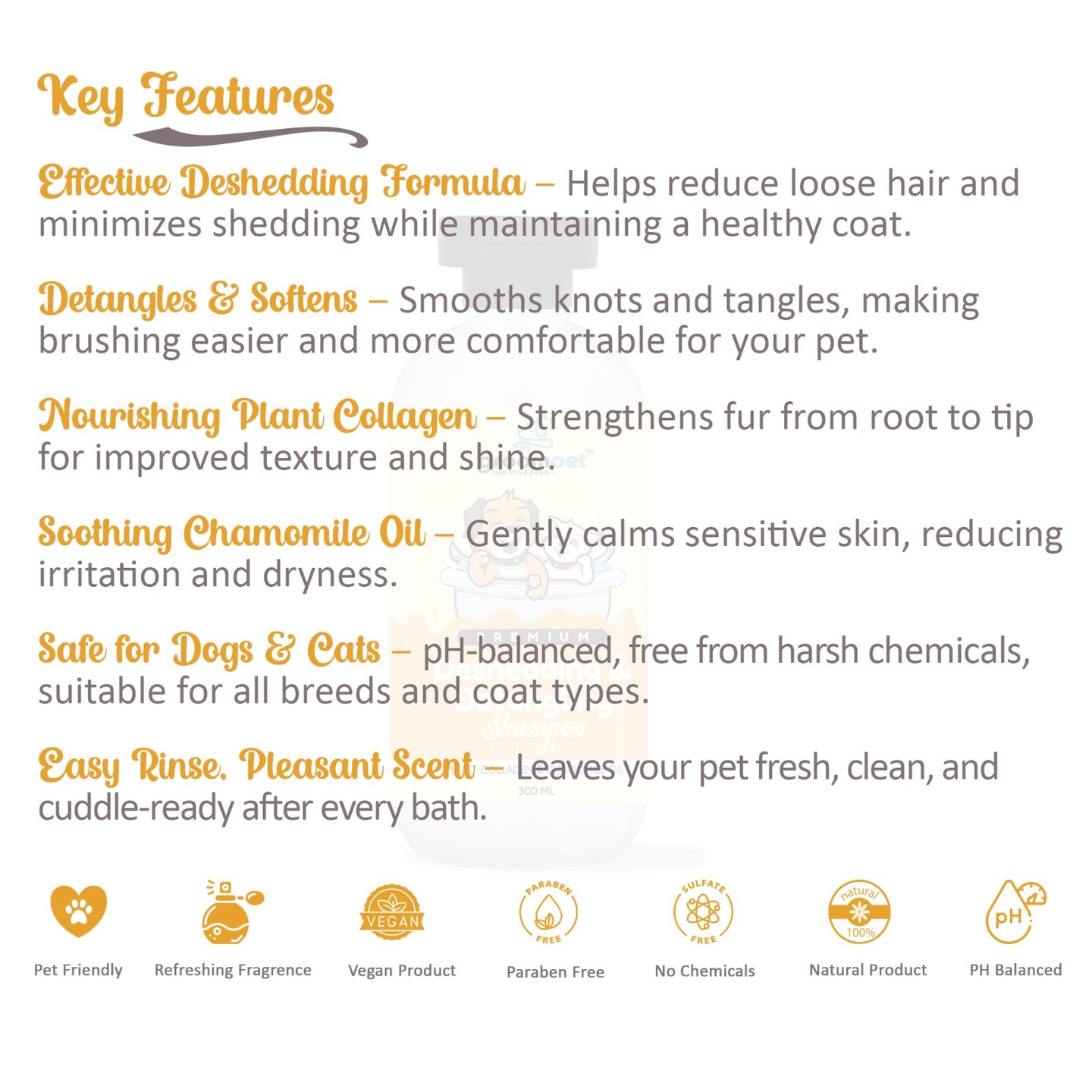 Groompet Premium Pet Shampoo (300ml)